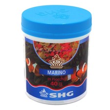 SHG Marino in Fiocchi 40 g – Mangime in Fiocchi per Pesci Marini