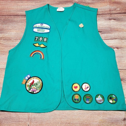 Gilet uniforme verde bambina