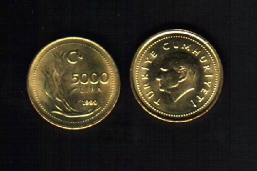 Turchia 5000 000 lire - 5.000,