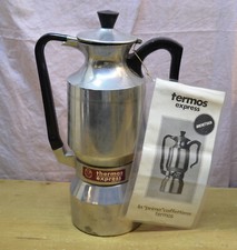 VECCHIA CAFFETTIERA TERMOS EXPRESS 6 TAZZE, MAI USATA  [TI22]