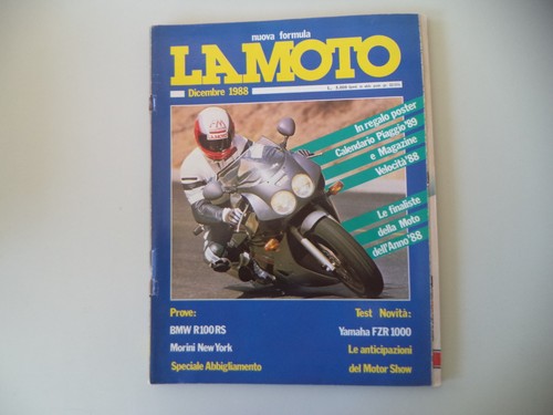 Moto 1988 yamaha fzr - la, 12/1988