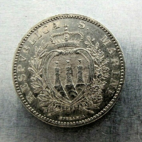 San marino lire 1898 - 2,