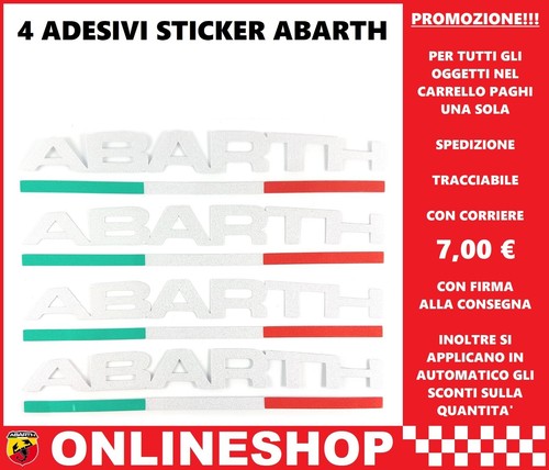 Adesivi abarth vinile maniglia - abarth,