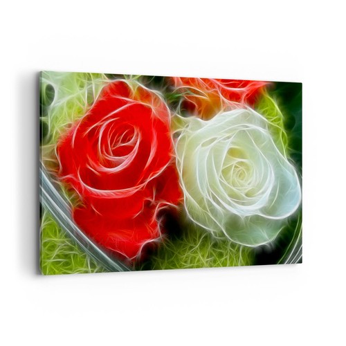 Quadro tela 120x80cm - su, fiori