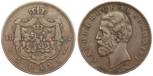Romania bani 1882 b - bani,