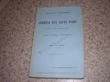 1918.comment fut sauvé Paris / Courrière guerre 14-18.Bel ex.non coupé