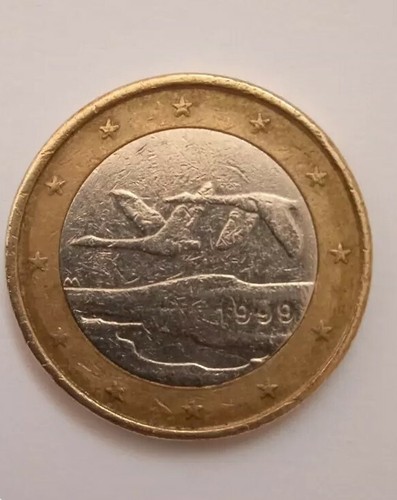 Moneta euro finlandia - 1, 1999