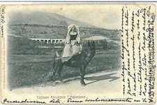 01923  CARTOLINA d'Epoca:  COSTUMI: ABRUZZO - L'AQUILA: ETHNIC