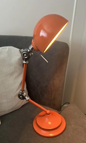 Industrial anglepose desk lamp