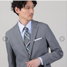 TAKEO KIKUCHI Giacca elasticizzata in pelle di squalo melange S