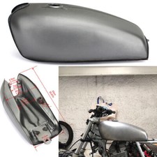 Cafe Racer 9L Serbatoio di combustibile del gas d'acciaio 2.4 gallone Universel