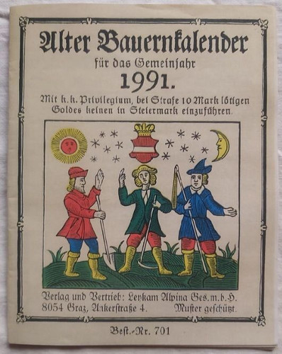Almanacco antico calendario - almanacco,
