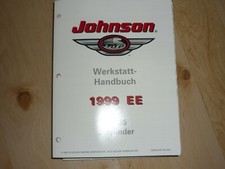 Johnson EVINRUDE 1999EE 25, 35 fuoribordo motori fuoribordo manuale officina 