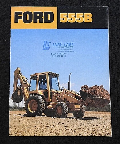 1987 ford 555b trattore - ford,