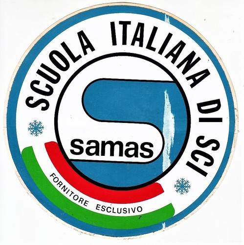 Adesivo scuola italiana sci - adesivo,