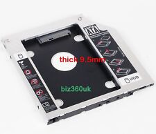 TOP 9,5 mm disco rigido HDD SSD Caddy per Sony VAIO Z Series VPCZ133GM VPC-Z13C5E@