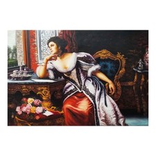 Quadro Olio 90x60 Dama