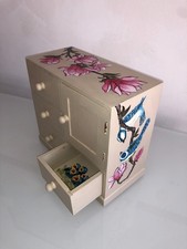 Mobiletto In Legno Dipinto A