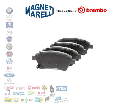 Pastiglie freno anteriori - pastiglie, fiat