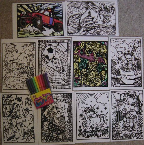 Carte colorare velluto - carte,