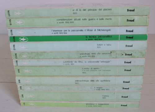 Lotto libri sigmund freud - 12,