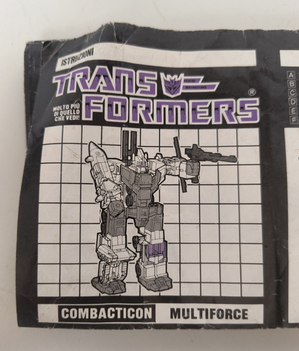 Transformers istruzioni - g1,
