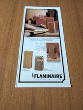 1967 FLAMINAIRE ACCENDINO A GAS VINCI MODELLO PLACCATO ORO VINTAGE