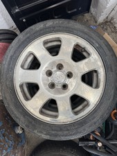 KIT 4 CERCHI IN LEGA AUDI A2 2000>2006 - RAGGIO 15 5,5X15 ET34 + pneum.165 65 15