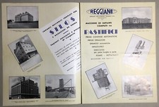 REGGIO EMILIA-TECNICA-MECCANICA-OFFICINE REGGIANE-PUBBLICITARIA ILLUSTRATA-1940