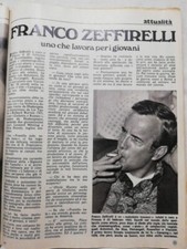 Franco Zeffirelli Regista Uno Che Lavora Per I Giovani 1973 Articolo 3 Pagine