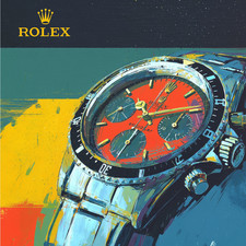 Rolex watch art - rolex,