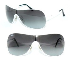 OCCHIALI DA SOLE RAY BAN BIANCO BLU RB 3211 S 032 SHILD GRIGIO 3471/8057 OCCHIALI 3466