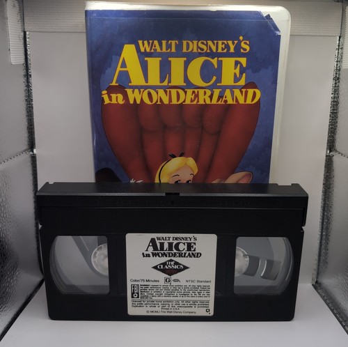 Alice wonderland vhs tape - alice, in