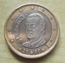 Moneta  1 EURO SPAGNA 2000 - RARA