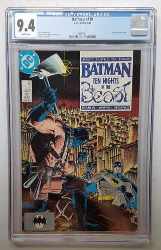 Batman 419 cgc 1988 nuovo - 9.4,