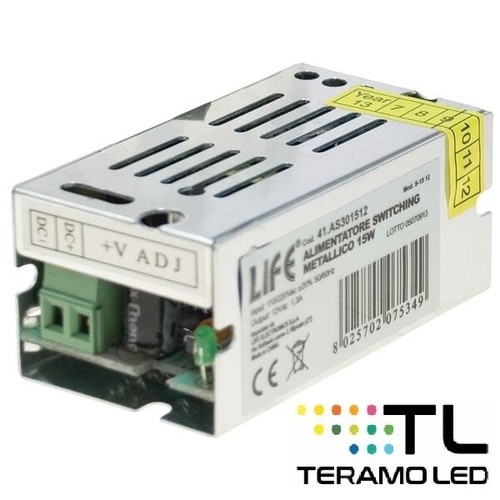 Alimentatore 12v 15w 3a - 12v,