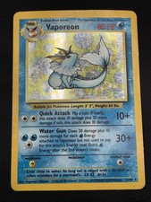 Pokémon TCG Vaporeon Holo