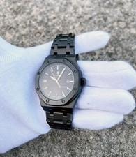 Oak Men's Black Dial Black