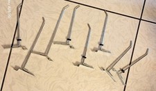 Supporti In acciaio Inox per pannelli dogati 7 pezzi