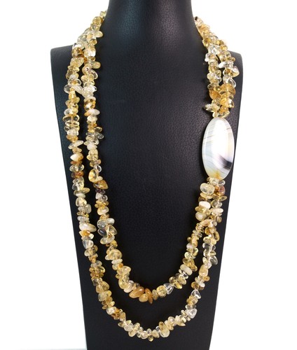 Collana due fili in - a,