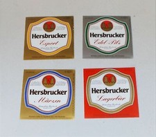 4 Etichette Birra HERSBRUCKER