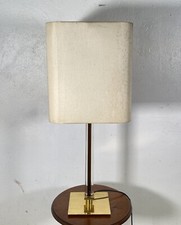 LAMPADA TAVOLO Venini Italia 84 OTTONE VETRO MURANO TABLE LAMP GLASS DESIGN