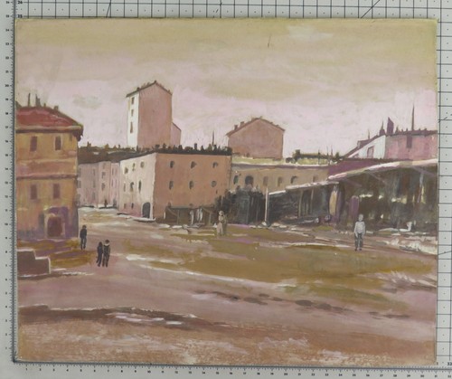 Vecchio dipinto veduta - vecchio,