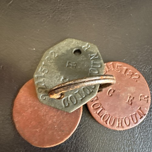 Ww2 british army dog tags - british, is