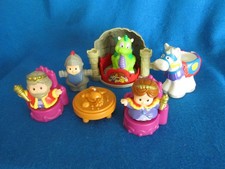 LOTTO SET CASTELLO FISHER PRICE LITTLE PEOPLE LIL REGNO REALE