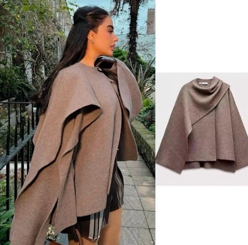 Cappotto mantella corto zara - cappotto,