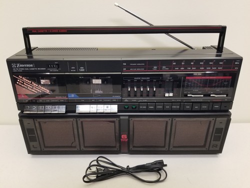 Vtg 1980s emerson boombox - vtg.,