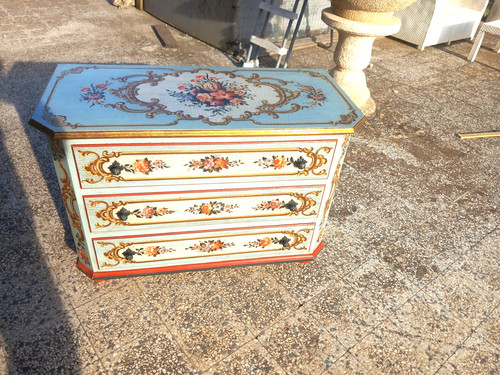 Cassettone tirolese dipinto - tirolese,