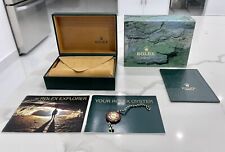 Autentica scatola orologio vintage ROLEX Explorer SET COMPLETO supporto libretto etichetta