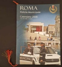 calendario 2008 POLIZIA MUNICIPALE di ROMA polizia locale -luoghi centro storico